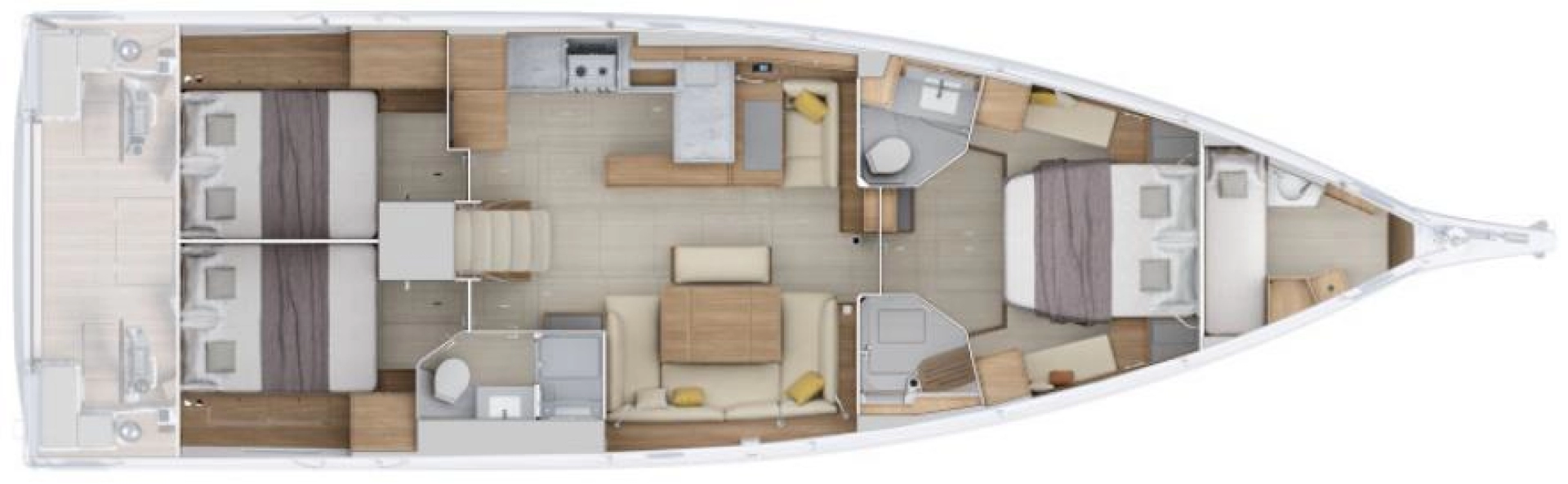 Uthyrning Split  - Bénéteau Oceanis 52 - 3 cab. av Samboat 