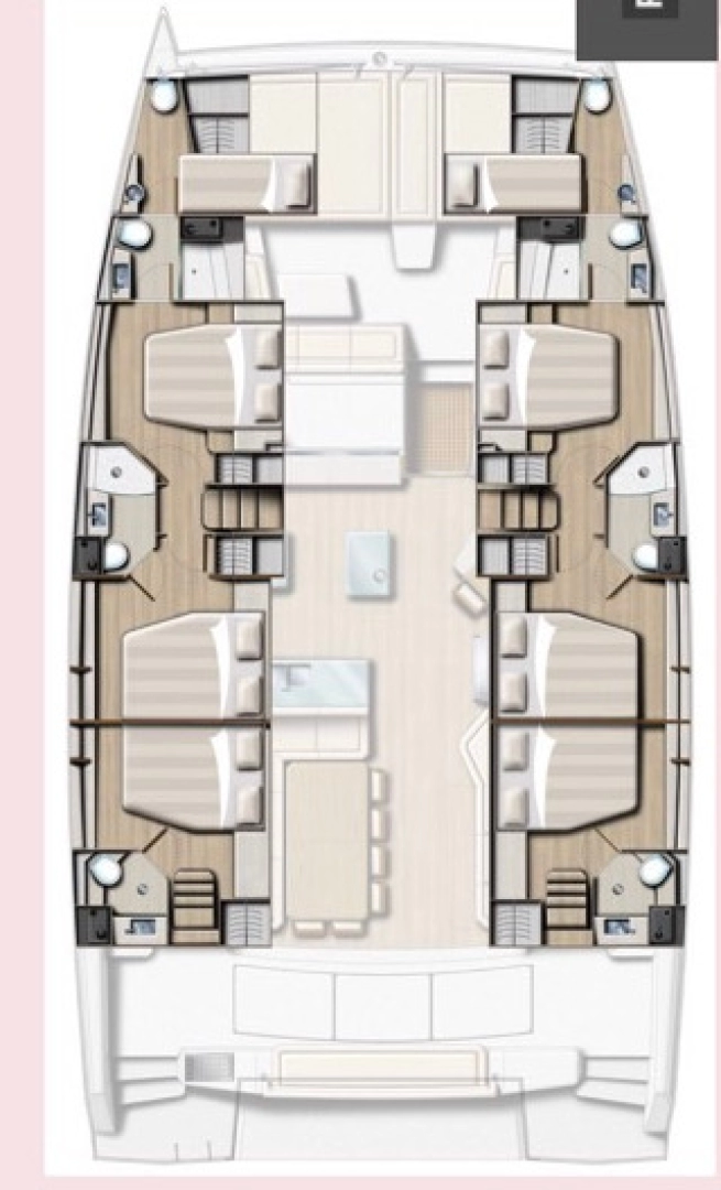 Yacht charter Lefkáda billig Bali 5.4
