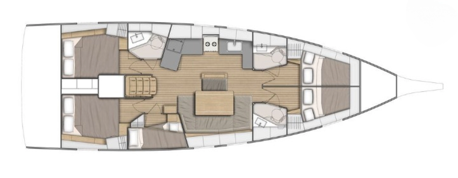 Uthyrning Segelbåt  Bénéteau med en båtlicens 