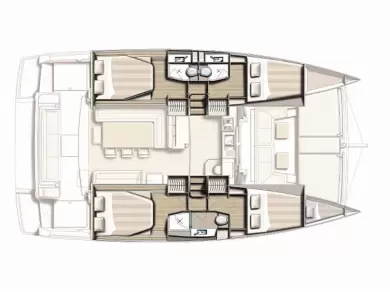 Uthyrning Katamaran  Bali med en båtlicens 