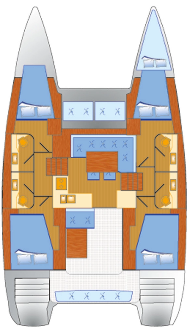 Lagoon Lagoon 40 charter bareboat eller skeppad i Can Pastilla
