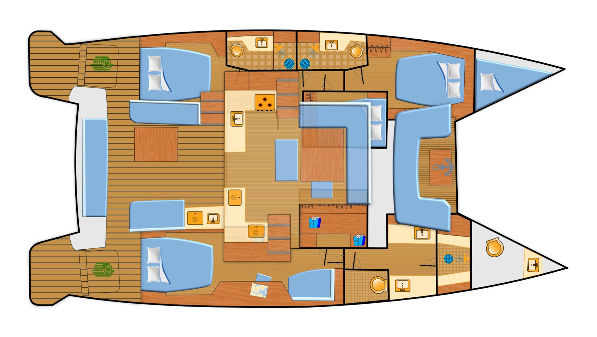 Båtuthyrning Lagoon Lagoon 51 i Can Pastilla på Samboat 