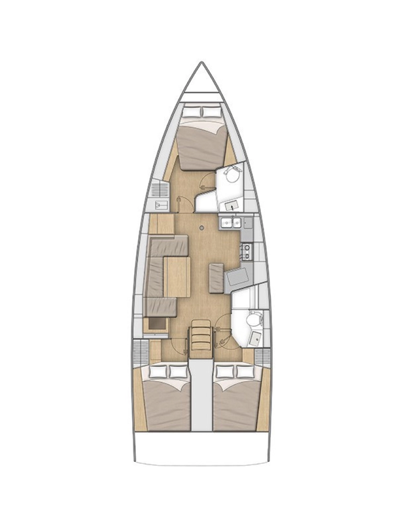 Bénéteau Oceanis 40.1 charter bareboat eller skeppad i Lefkáda