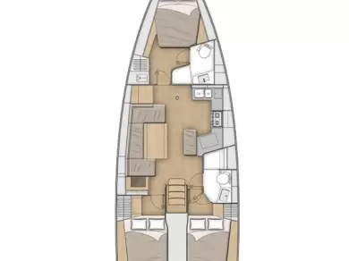 Bénéteau Oceanis 40.1 charter bareboat eller skeppad i Lefkáda