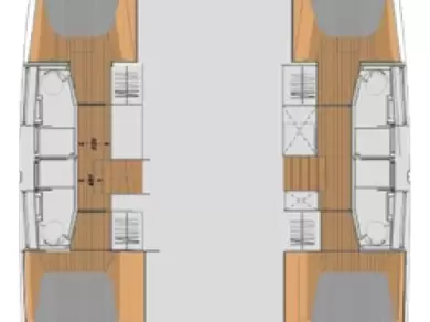 Fountaine Pajot Elba 45 charter bareboat eller skeppad i Fethiye