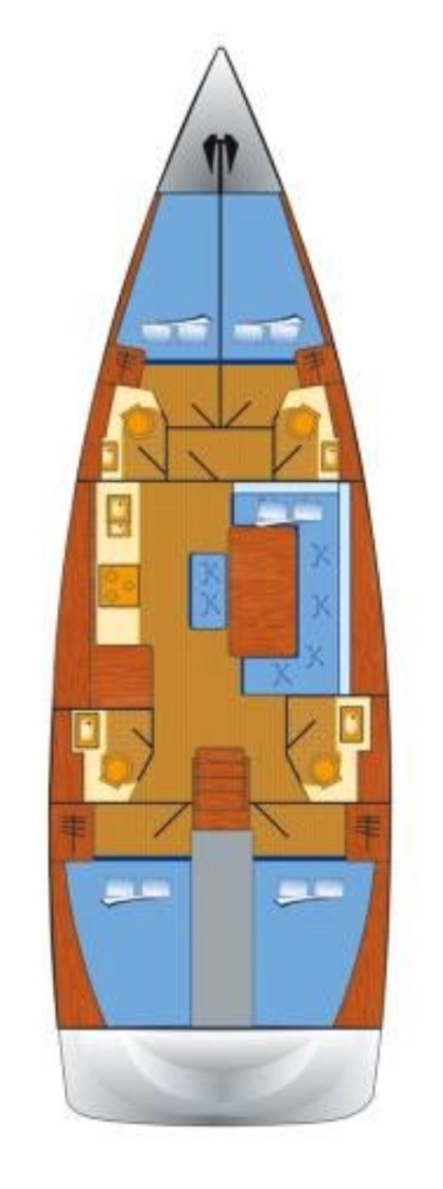 Dufour Dufour 460 Grand Large charter bareboat eller skeppad i Kaštela