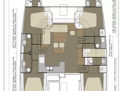 Yacht charter Pirovac billig Dufour Catamarans 48 Sail