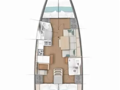 Uthyrning Segelbåt  i Gouvia - Jeanneau Sun Odyssey 440