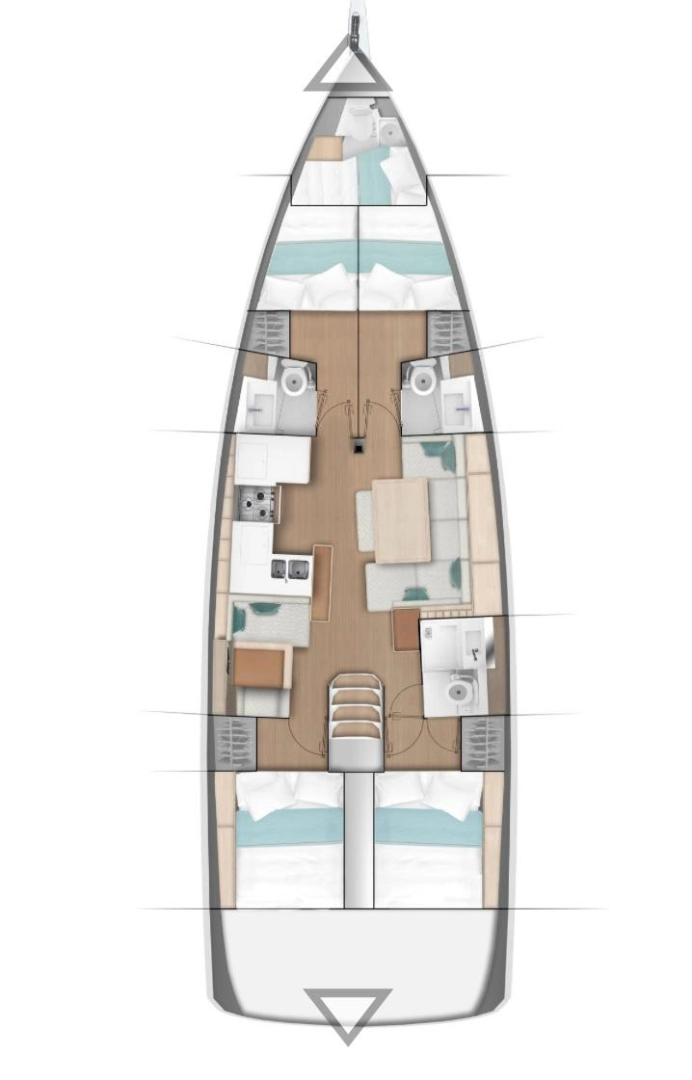 Båtuthyrning Jeanneau Sun Odyssey 490 i Trogir  på Samboat 