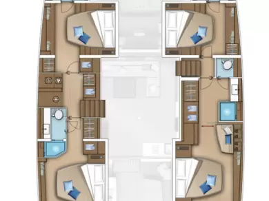 Yacht charter Donji Seget billig Lagoon 55