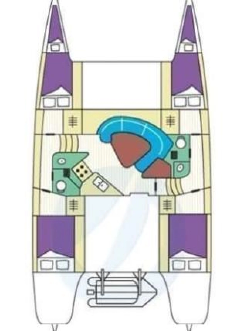 Uthyrning Katamaran  Fountaine Pajot med en båtlicens 