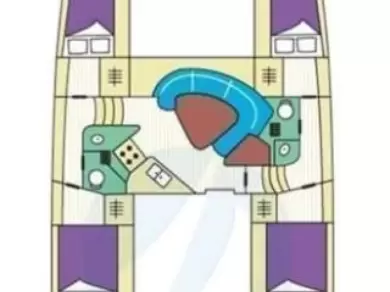 Uthyrning Katamaran  Fountaine Pajot med en båtlicens 