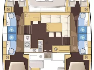 Uthyrning Lefkáda - Lagoon Lagoon 450 F av Samboat 