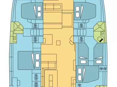 Uthyrning Katamaran  i Palma de Mallorca - Bali Bali 5.4