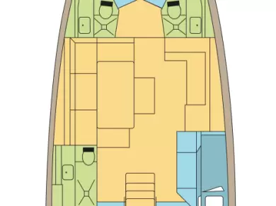 Hyr en Dufour Dufour 470 Lefkáda 