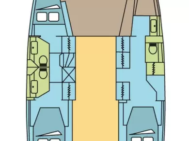 Hyra Katamaran  med eller utan skeppare Fountaine Pajot Parham Town 