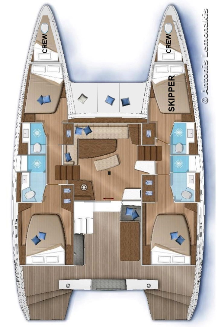 Uthyrning Syros (Island) - Lagoon Lagoon 42 av Samboat 