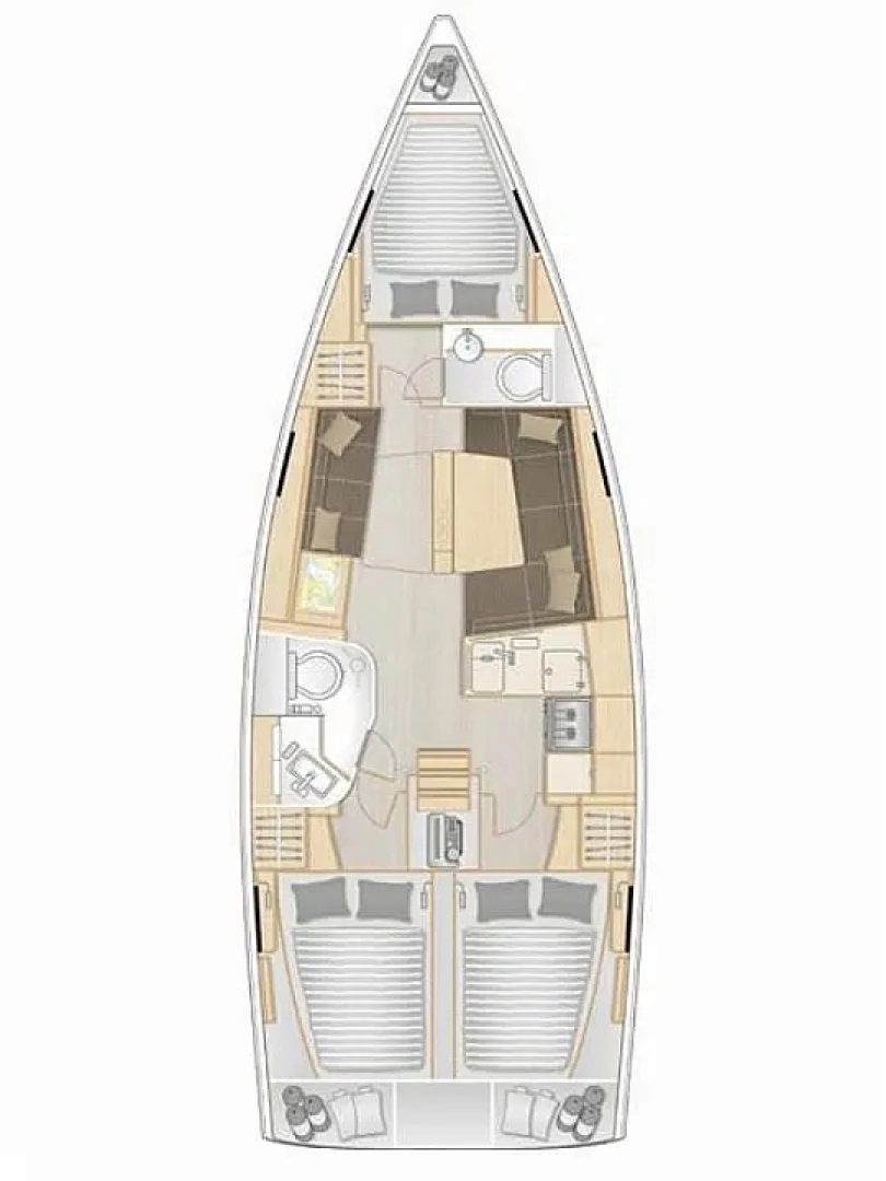 Uthyrning Betina - Hanse Hanse 388 av Samboat 