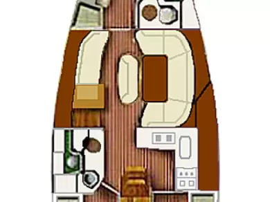 Jeanneau Sun Odyssey 40 charter bareboat eller skeppad i Betina