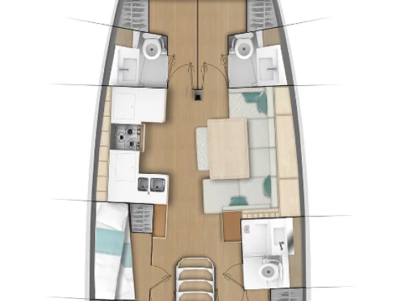 Uthyrning Segelbåt  i Alimos - Jeanneau Sun Odyssey 490