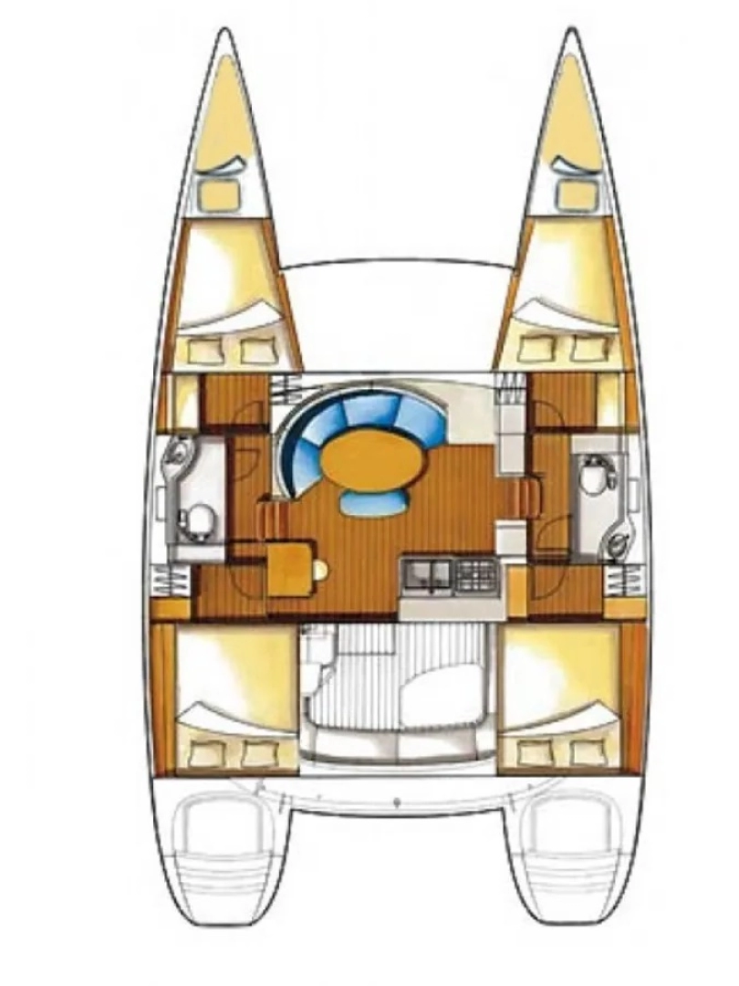 Lagoon Lagoon 380 S2 charter bareboat eller skeppad i Lefkáda