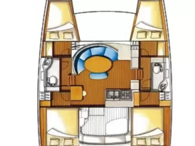 Lagoon Lagoon 380 S2 charter bareboat eller skeppad i Lefkáda