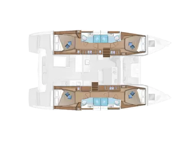 Uthyrning Katamaran  Lagoon med en båtlicens 