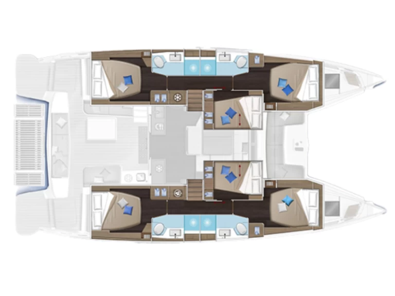 Yacht charter Lefkáda billig Lagoon 51