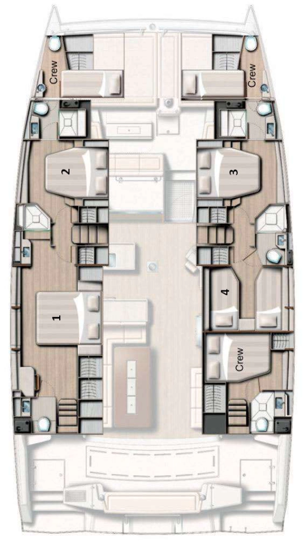 Yacht charter Capo d'Orlando billig Bali 5.4