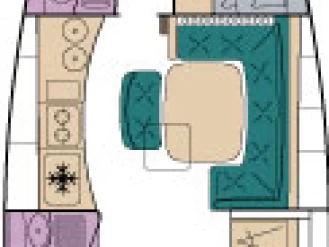 Bavaria Bavaria 44 charter bareboat eller skeppad i Ávdira