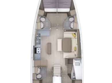 Yacht charter Gouvia billig Oceanis 52 - 6 cab.