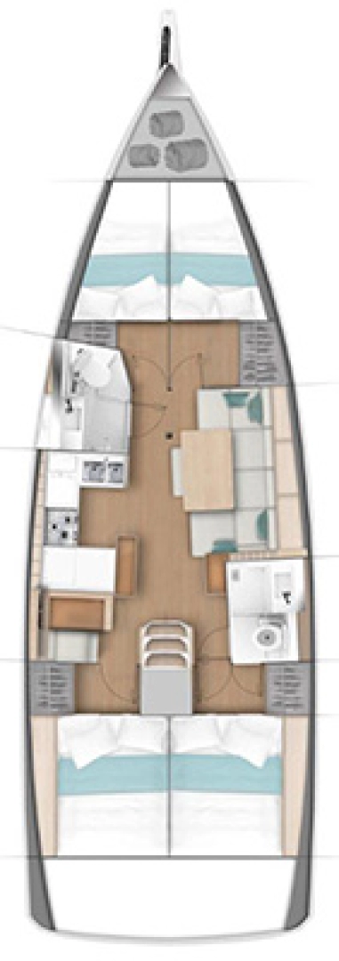 Yacht charter Alimos billig Sun Odyssey 440