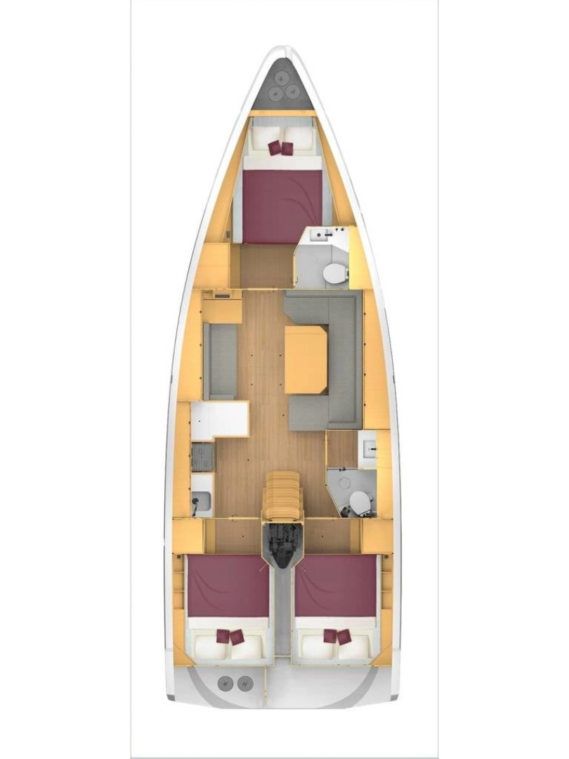 Bavaria Bavaria C42 charter bareboat eller skeppad i Marmaris