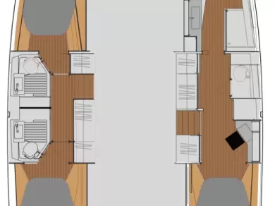 Uthyrning Katamaran  Fountaine Pajot med en båtlicens 