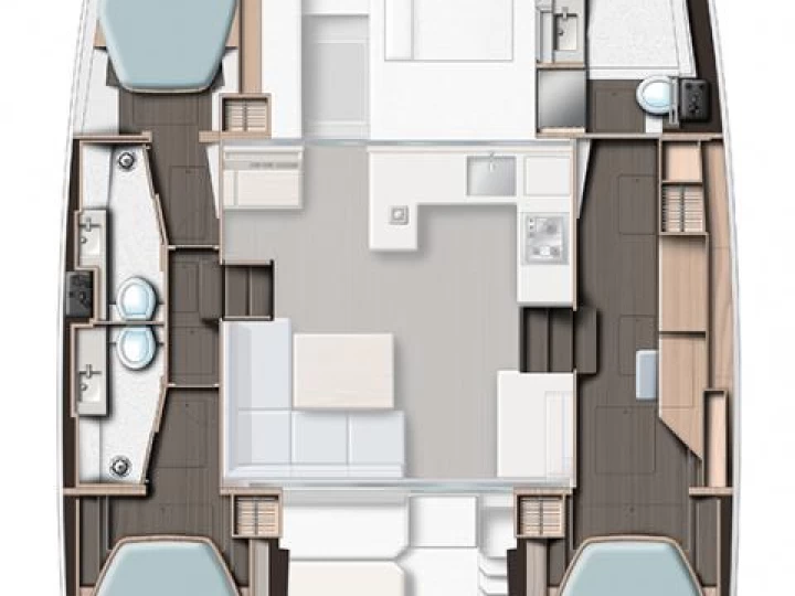 Yacht charter Marsh Harbour billig Leopard 42 - 3 cab.