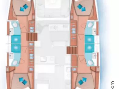 Yacht charter Piraeus billig Lagoon 46