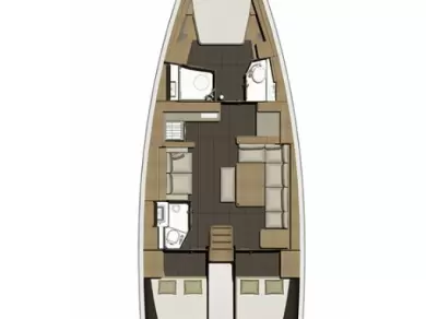 Hyra Segelbåt  med eller utan skeppare Dufour Marseille 