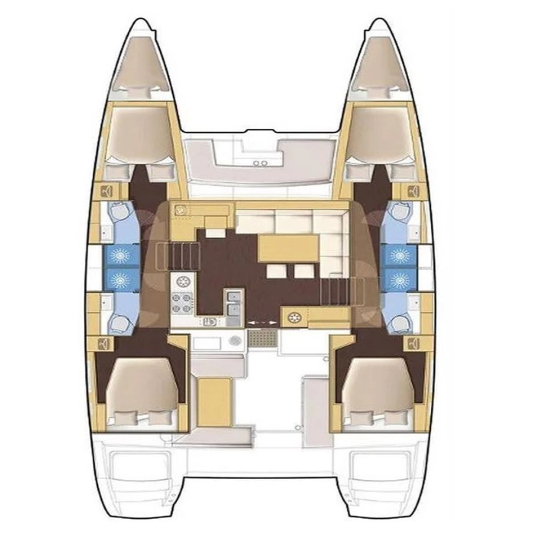 Yacht charter Fethiye billig Lagoon 410 S2