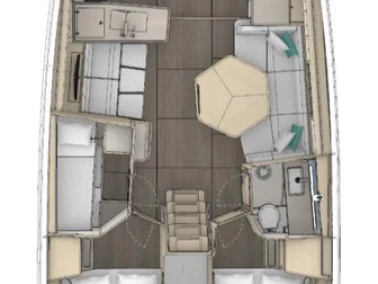 Uthyrning Segelbåt  Dufour med en båtlicens 