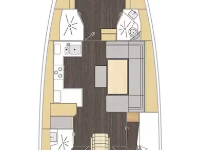 Bavaria Bavaria C46 charter bareboat eller skeppad i Pirovac