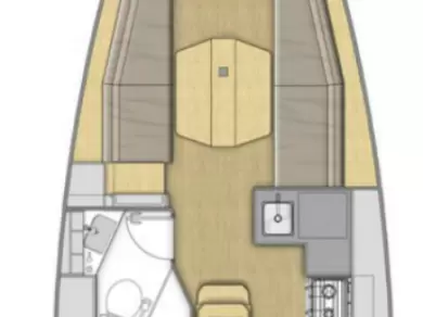 Yacht charter Rogoznica billig Oceanis 34.1