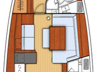 Uthyrning Segelbåt  Bénéteau med en båtlicens 