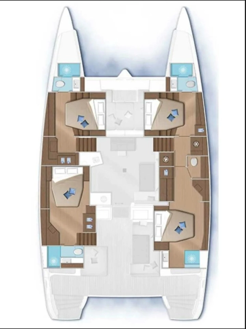 Lagoon Lagoon 52 F charter bareboat eller skeppad i Mai Khao