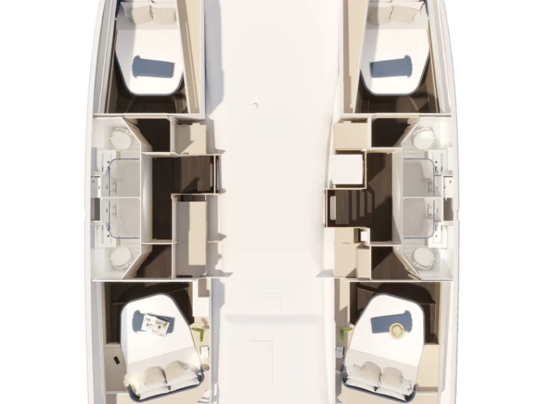 Uthyrning Katamaran  i Preveza - Fountaine Pajot Fountaine Pajot FP 44 Quatuor - 4 + 2 cab.