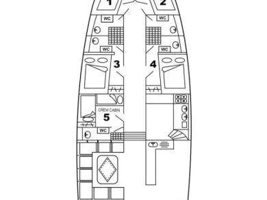 Yacht charter Tivat billig Sadri Usta 1