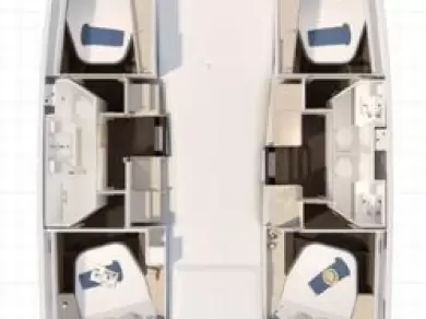 Hyra Katamaran  med eller utan skeppare Fountaine Pajot Saint Raphael 