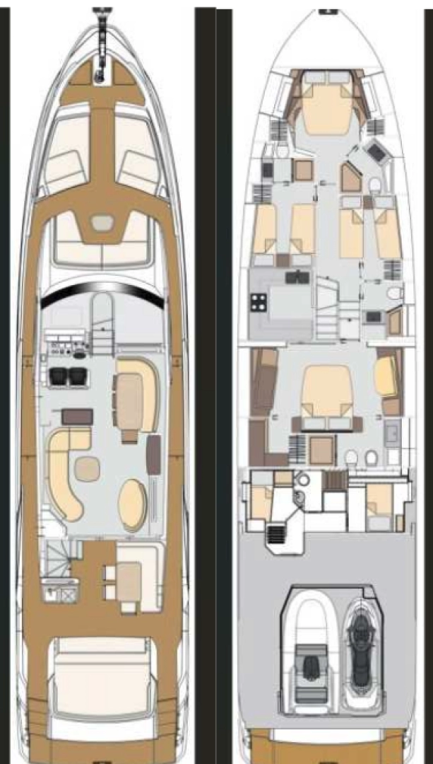 Hyr en Azimut Azimut S8 Kaštela 