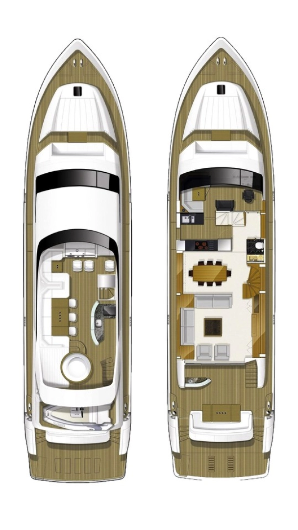Uthyrning Lyx yacht i Trogir  - Princess Princess Y85
