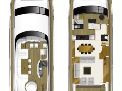 Uthyrning Lyx yacht i Trogir  - Princess Princess Y85