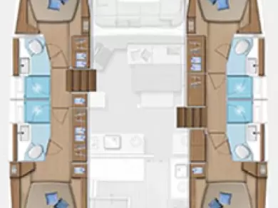 Yacht charter Capo d'Orlando billig Lagoon 46